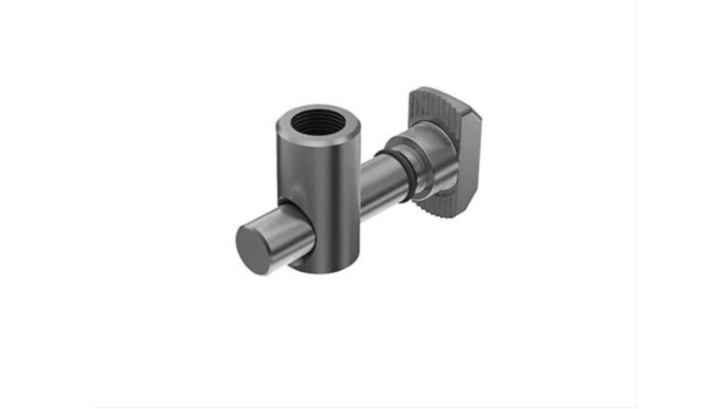 RS PRO M8 Profilkonnektor Samlekomponent, til stiverprofil 40 mm, til 8mm not