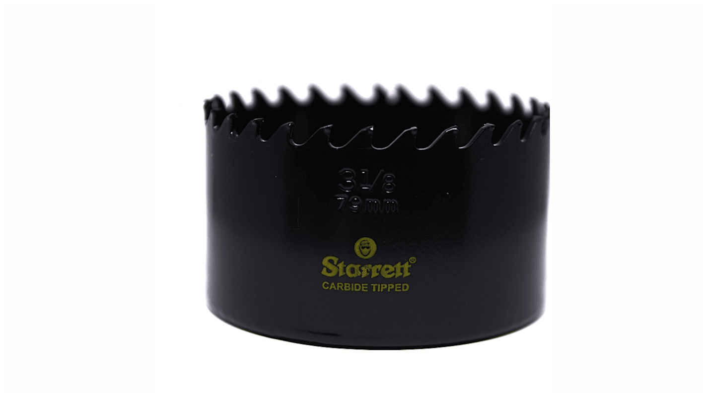 Sega a tazza Starrett in Carburo di tungsteno, Ø 79mm, profondità taglio 41mm