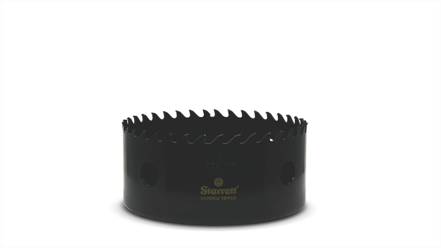 Sega a tazza Starrett in Carburo di tungsteno, Ø 102mm, profondità taglio 41mm