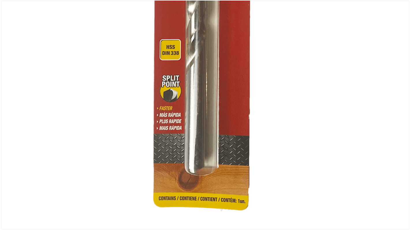 Punta elicoidale Starrett, HSS, Ø 9mm, lunghezza 125 mm