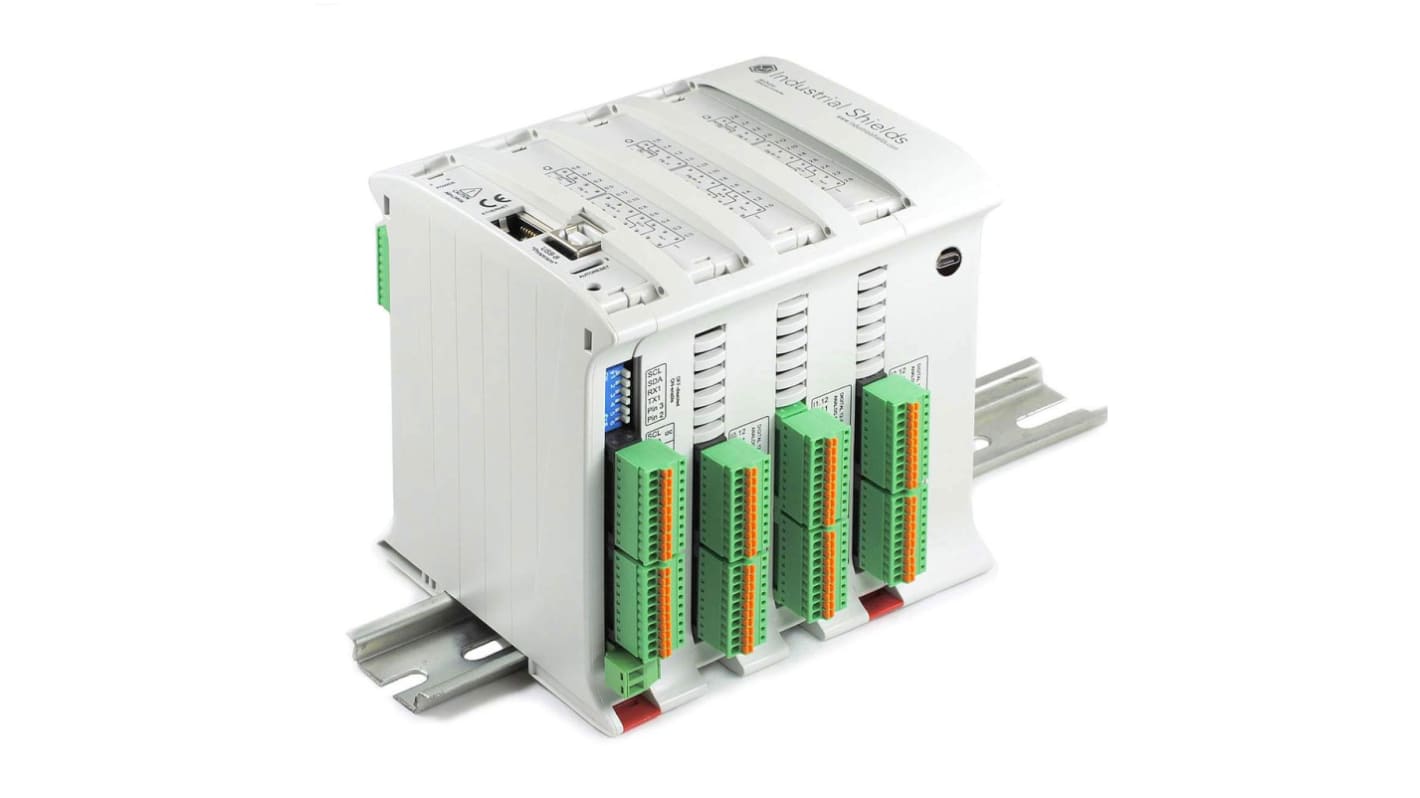Industrial Shields M-Duino HF WiFi及びBLE PLC I/Oモジュール 12 → 24 V dc 36 入力