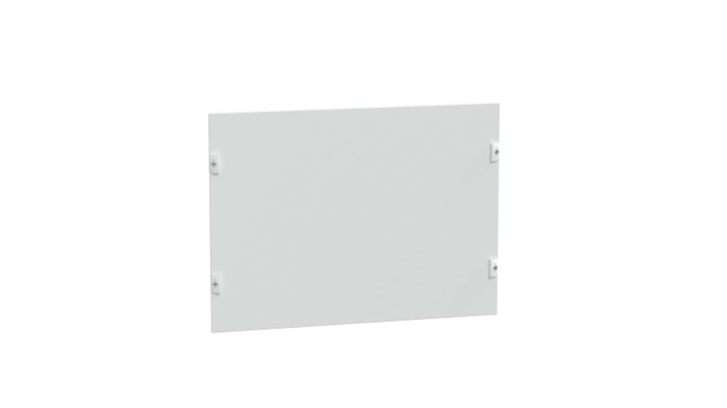 Placa Frontal Schneider Electric serie PrismaSeT de Acero, 450 x 250mm, para usar con Conducto PrismaSeT (PrismaSeT G)