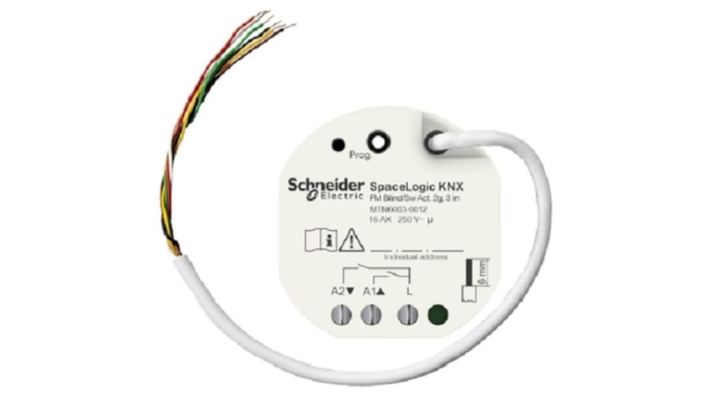 Interruptor manual Schneider Electric, Único, 230 V, 16 A, para usar con SpaceLogic KNX