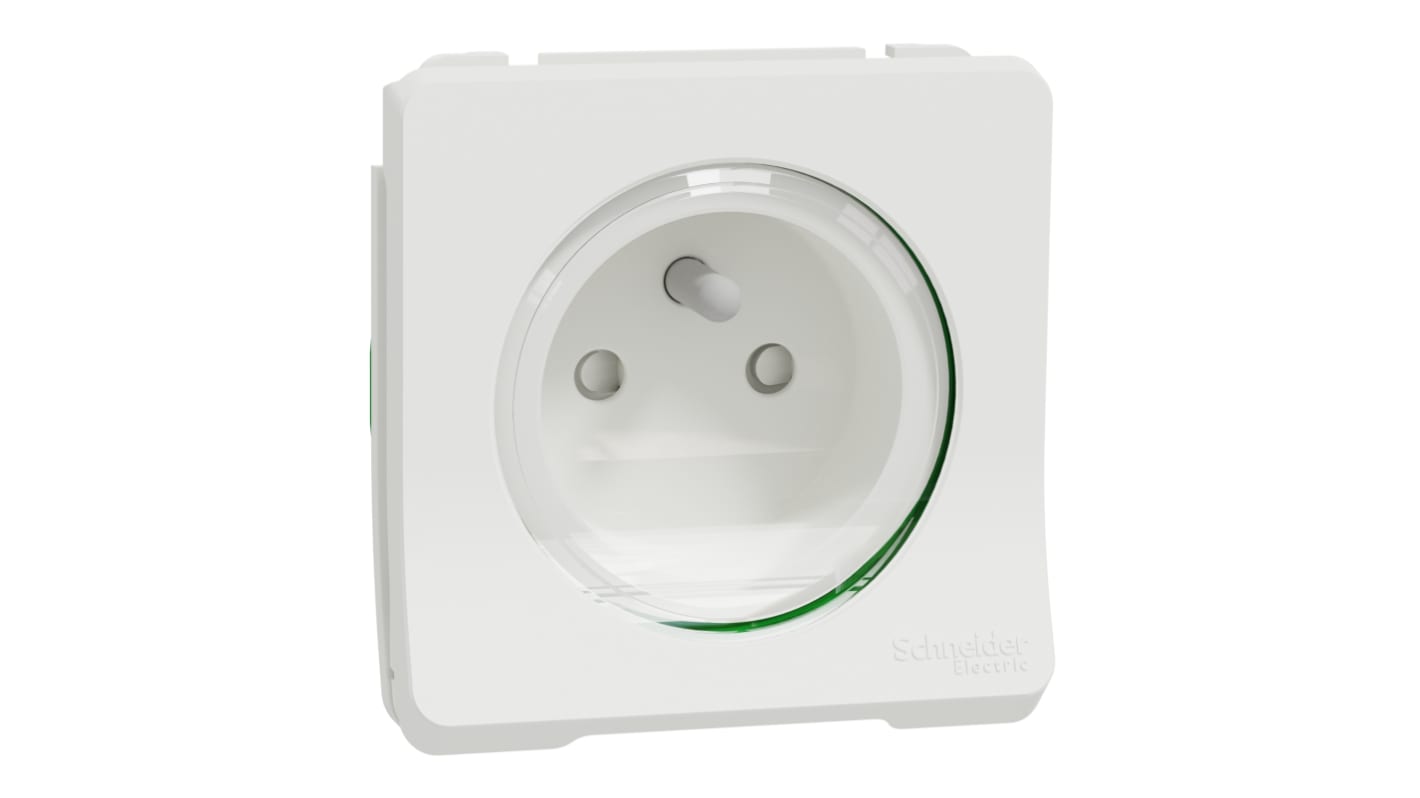 Gniazdo wtykowe Francuski 2-biegunowy natynkowe Schneider Electric 16A