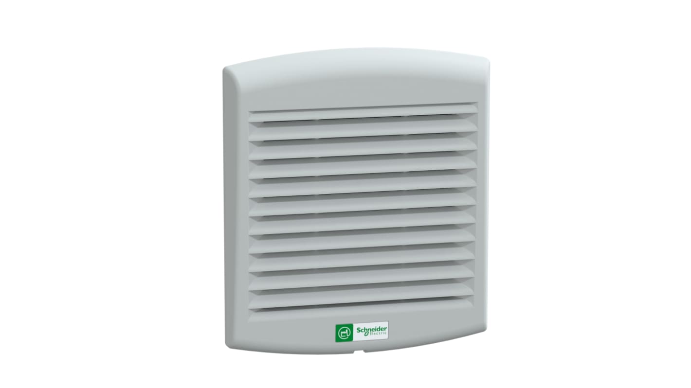 Ventilador con filtro Schneider Electric, alim. 24 V CC, 7.6W, 49dB, IP54