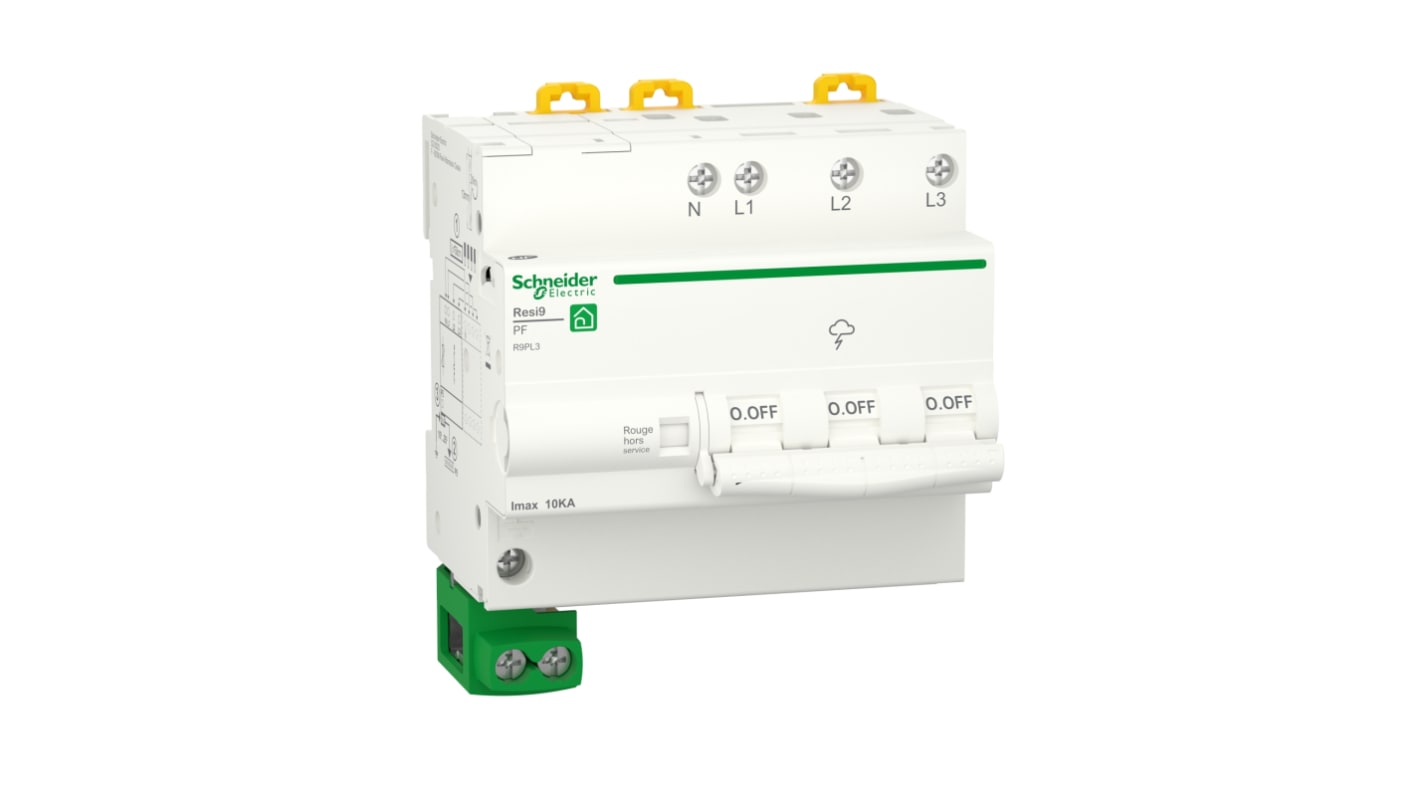 Schneider Electric, R9PL3, Überspannungsableiter, Klemmbefestigung, 1,5kV Resi9 R9P