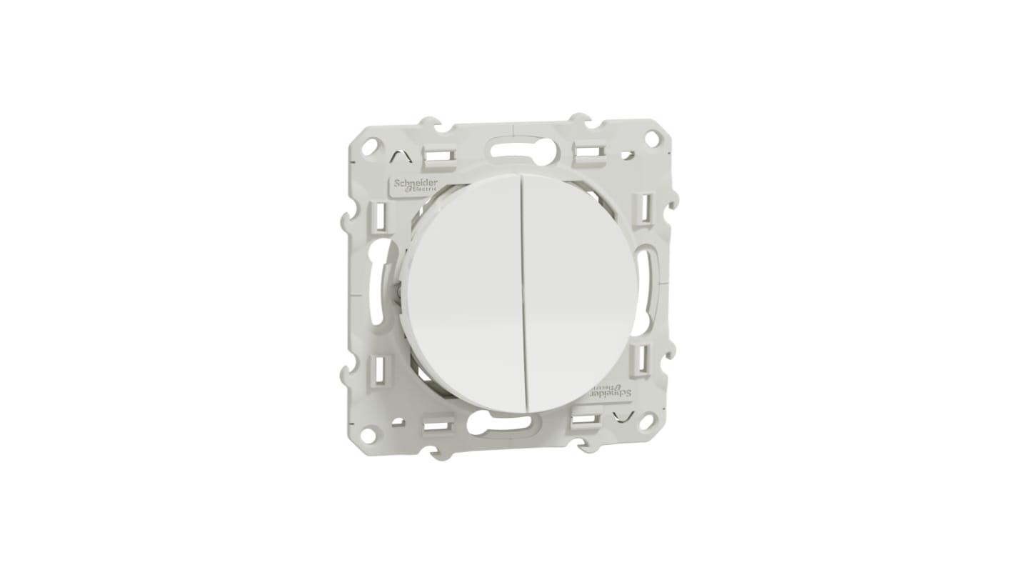 Schneider Electric KNX Series Push Button Switch, 2 Step, Panel Mount, 250V ac, IP20