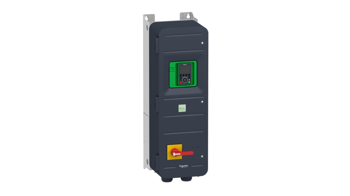 Schneider Electric Variable Speed Drive, 30 kW, 3 Phase, 480 V, 53.3 A, Altivar Process ATV900 Series