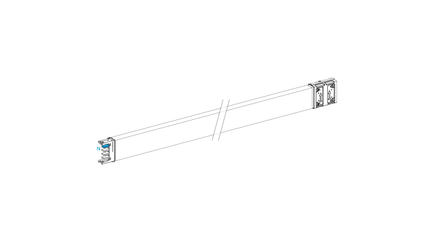 Canalina passacavi Schneider Electric in Alluminio, 54 mm, L. 5m