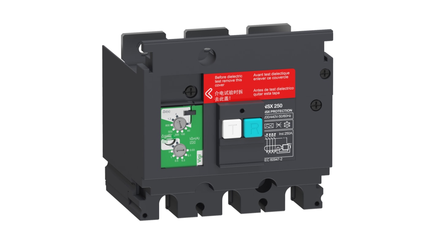 Schneider Electric 220 - 440V ac Earth Leakage Add-on Protection Module Circuit Trip for use with ComPact (ComPact