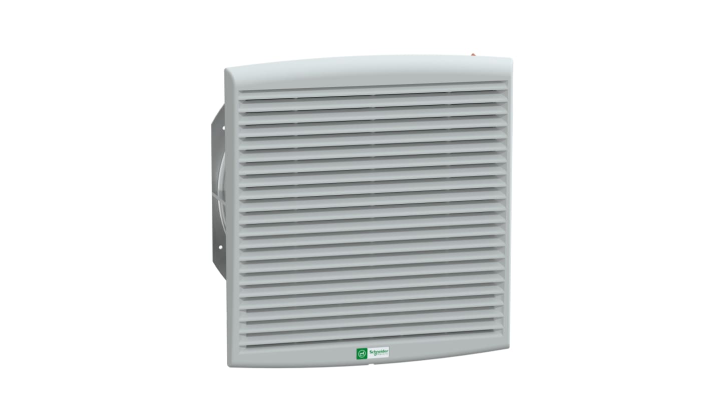 Ventilador con filtro Schneider Electric, alim. 400 V, 126W, 77dB, IP54