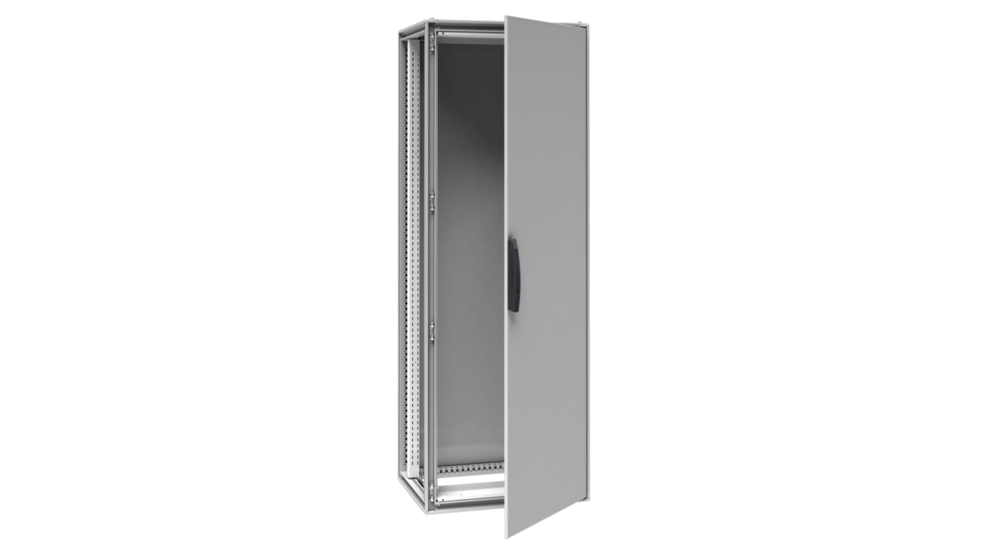 Schneider Electric PrismaSeT Series Galvanised Steel Single-Door-Door Floor Standing Enclosure, Opaque Door, IP55, 2000
