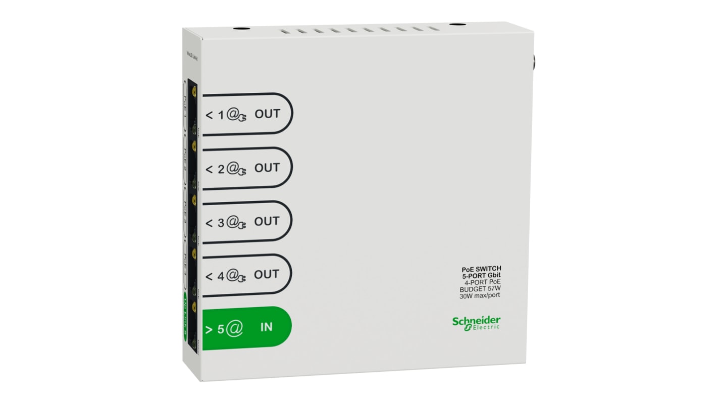 Switch Ethernet Schneider Electric, 4 porte, Sì