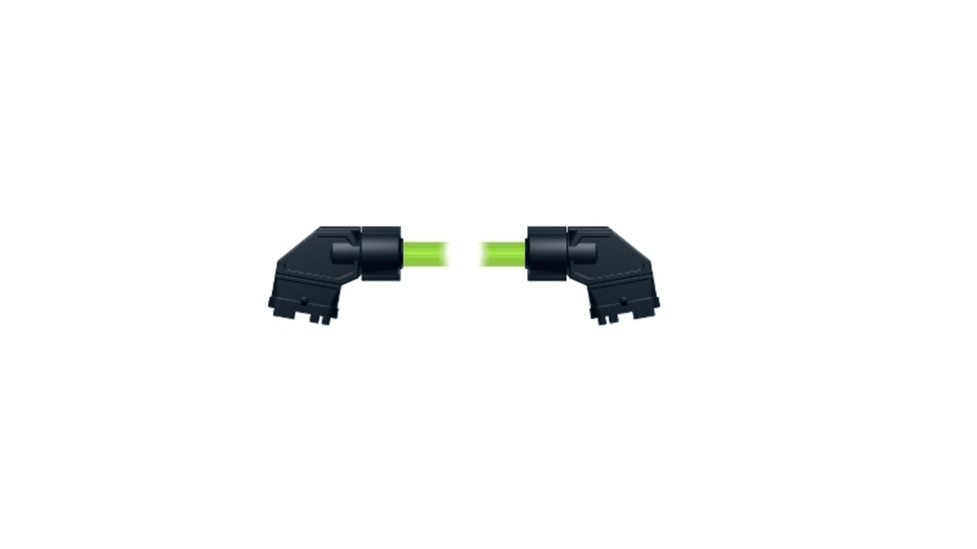 Schneider Electric, 1m, Black, Terminated