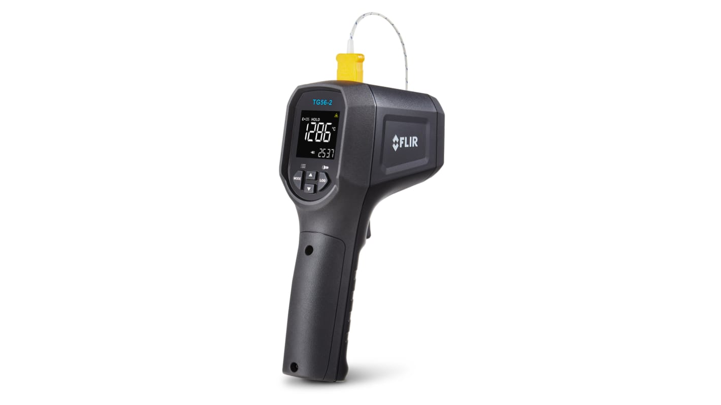 FLIR TG-56 Infrared Thermometer, -30°C Min, +1300°C Max, ±1.0 Accuracy, °C and °F Measurements