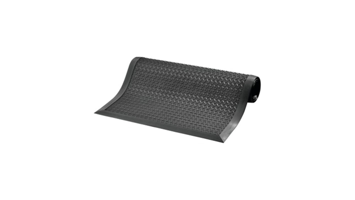 Notrax 489S 100% Nitrile Rubber Anti-Fatigue Mat, 2.1m x 91cm x 12.7mm