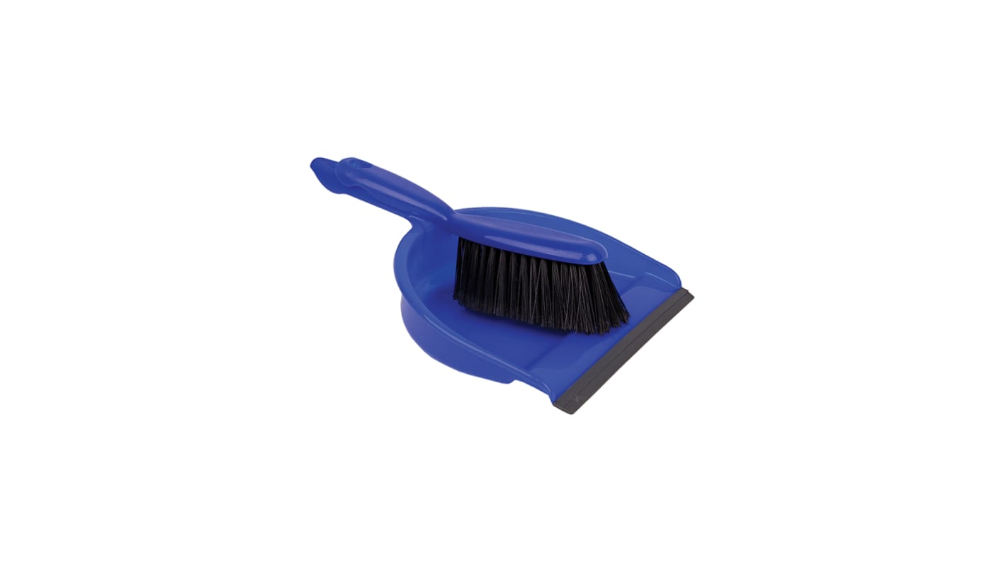 Robert Scott Blue Dustpan & Brush for Dust Cleaning with brush included