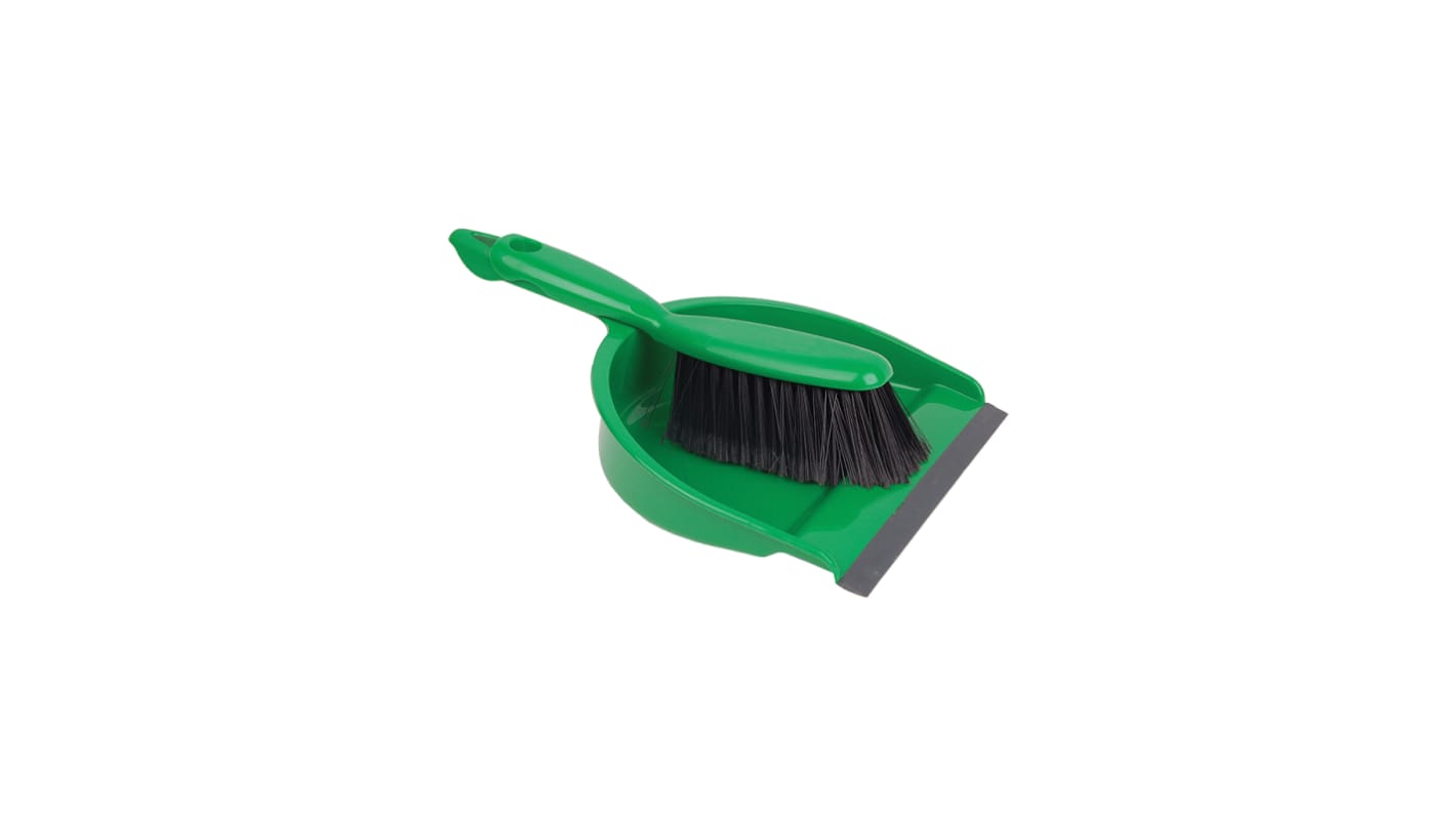 Robert Scott Green Dustpan & Brush for Dust Cleaning with brush included
