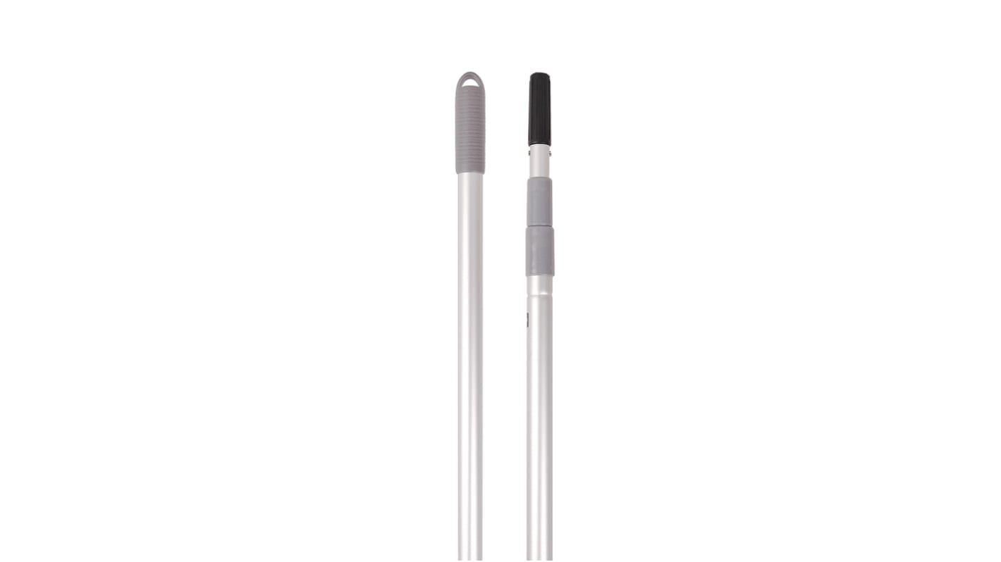 Mango telescópico Robert Scott de Aluminio, color Aluminio, long. 1.55m, para usar con Telescópico