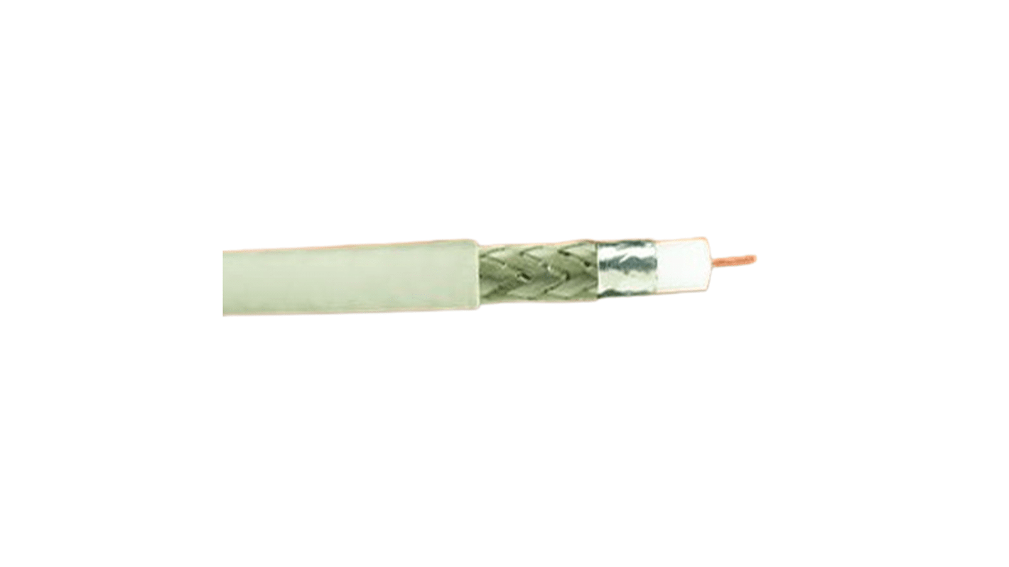 Alpha Wire Alpha Essentials Coaxial Cable Series, 100ft, RG 58A/U Coaxial, Unterminated