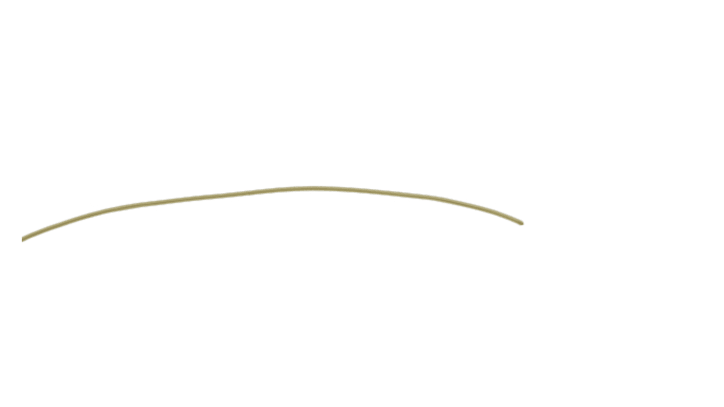 MICROWIRES UCA Series Yellow 0.13 mm² Hook Up Wire, 26 AWG, 19/38, 50m, PFA Insulation, UCA-2619-Y-A