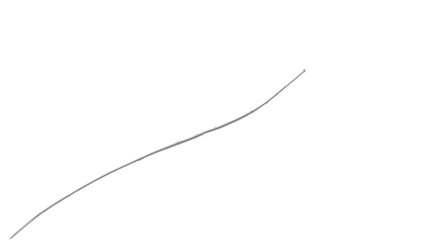 MICROWIRES UCA Series Transparent 0.05 mm² Hook Up Wire, 30 AWG, 19/42, 100m, PFA Insulation, UCA-3019-Nat-B