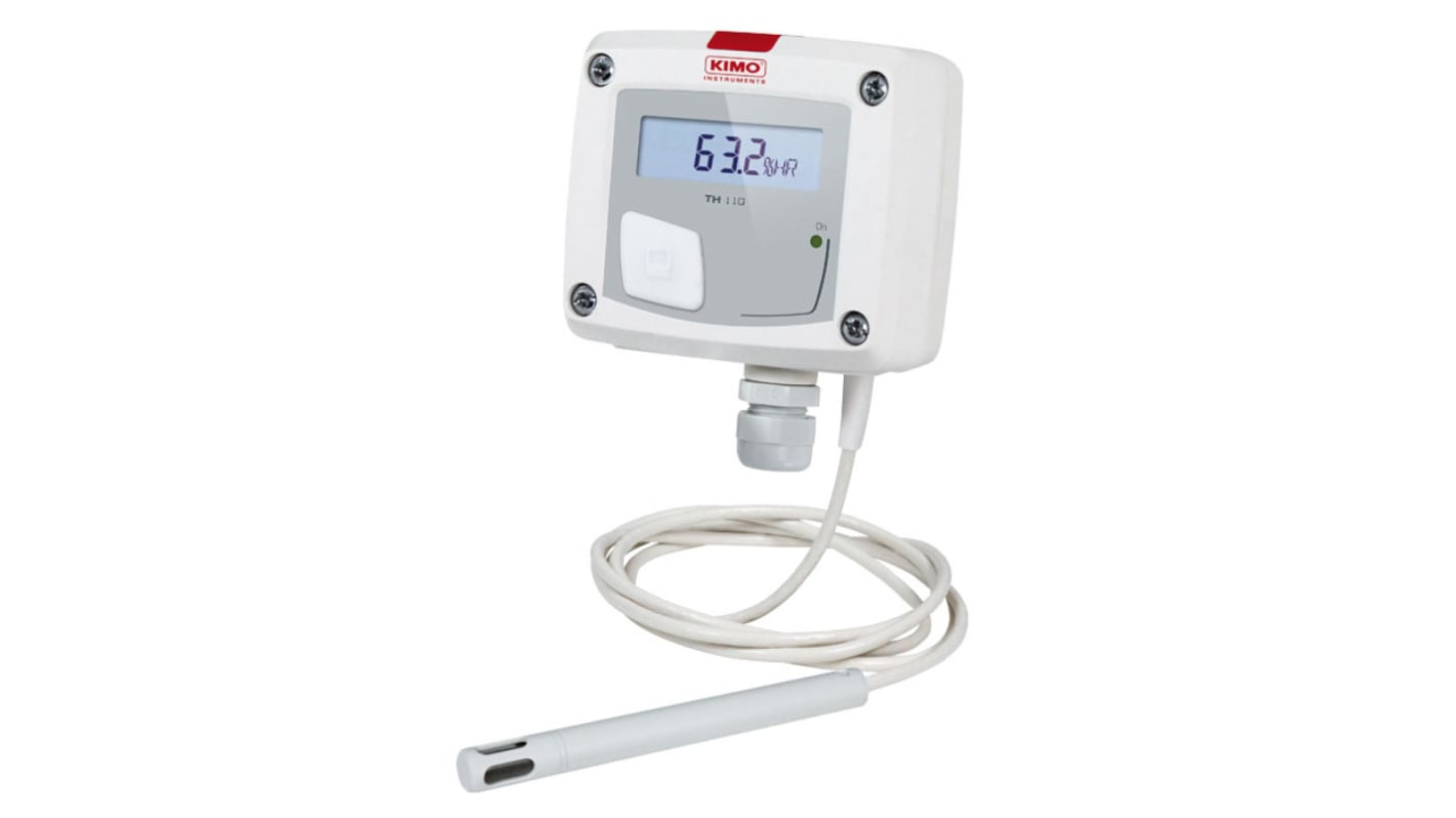 KIMO TH110 Hygrometer, Typ Thermohygrometer, absolut +80°C / 95%RH, ±0,5 0.1°C, DKD/DAkkS-kalibriert