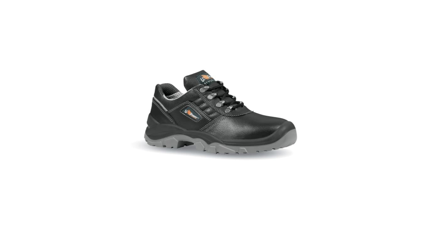 UPower Style Job Unisex Black Stainless Steel Toe Capped Low safety shoes UK 12 EU 47