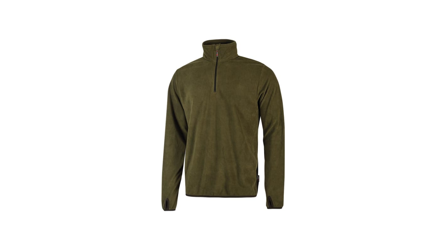 Sudadera de trabajo UPower de color Verde, talla L, para Hombre, serie ARTIC, 100 % poliéster