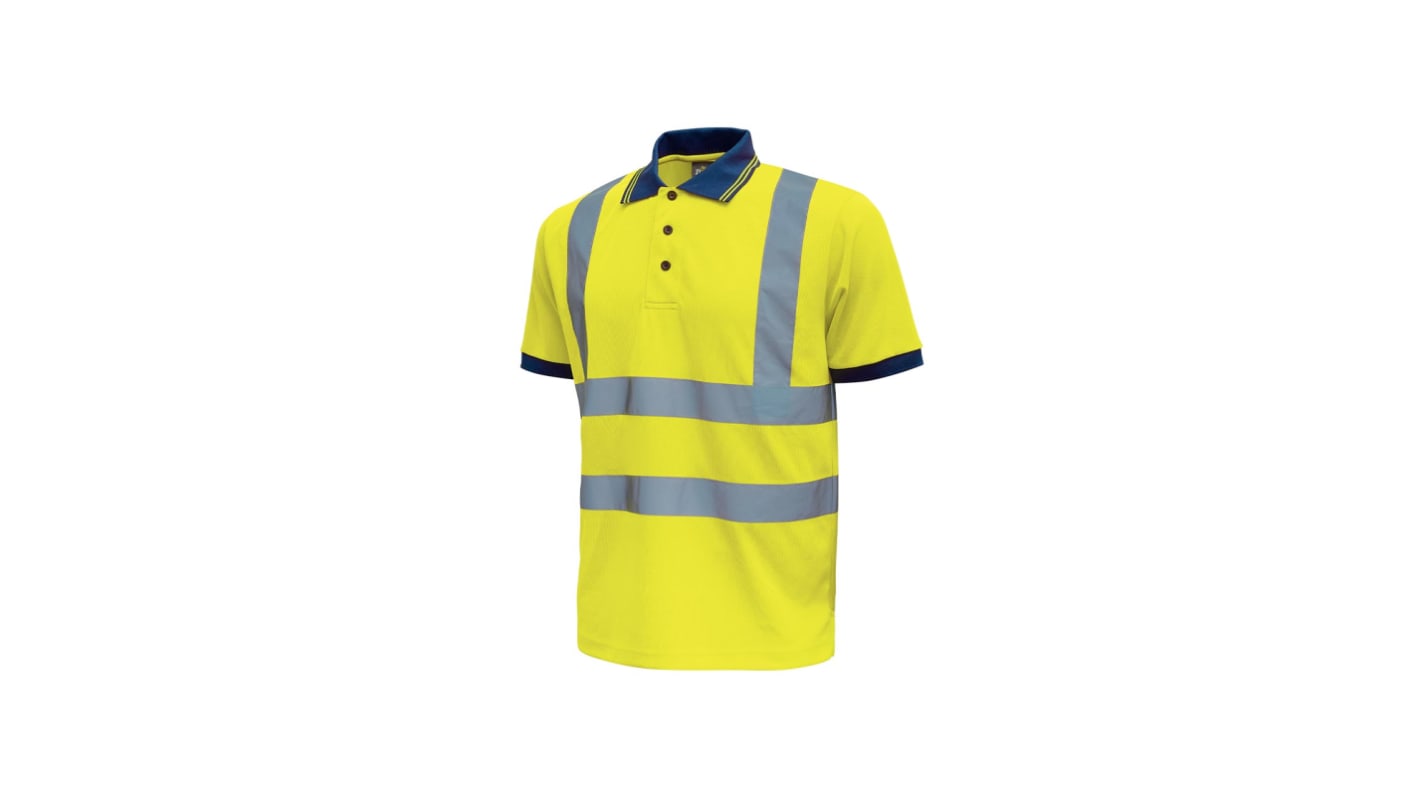 U Group Hi - Light Fluorescent Yellow Cotton, Polyester Polo Shirt, UK- 3XL, EUR- 3XL