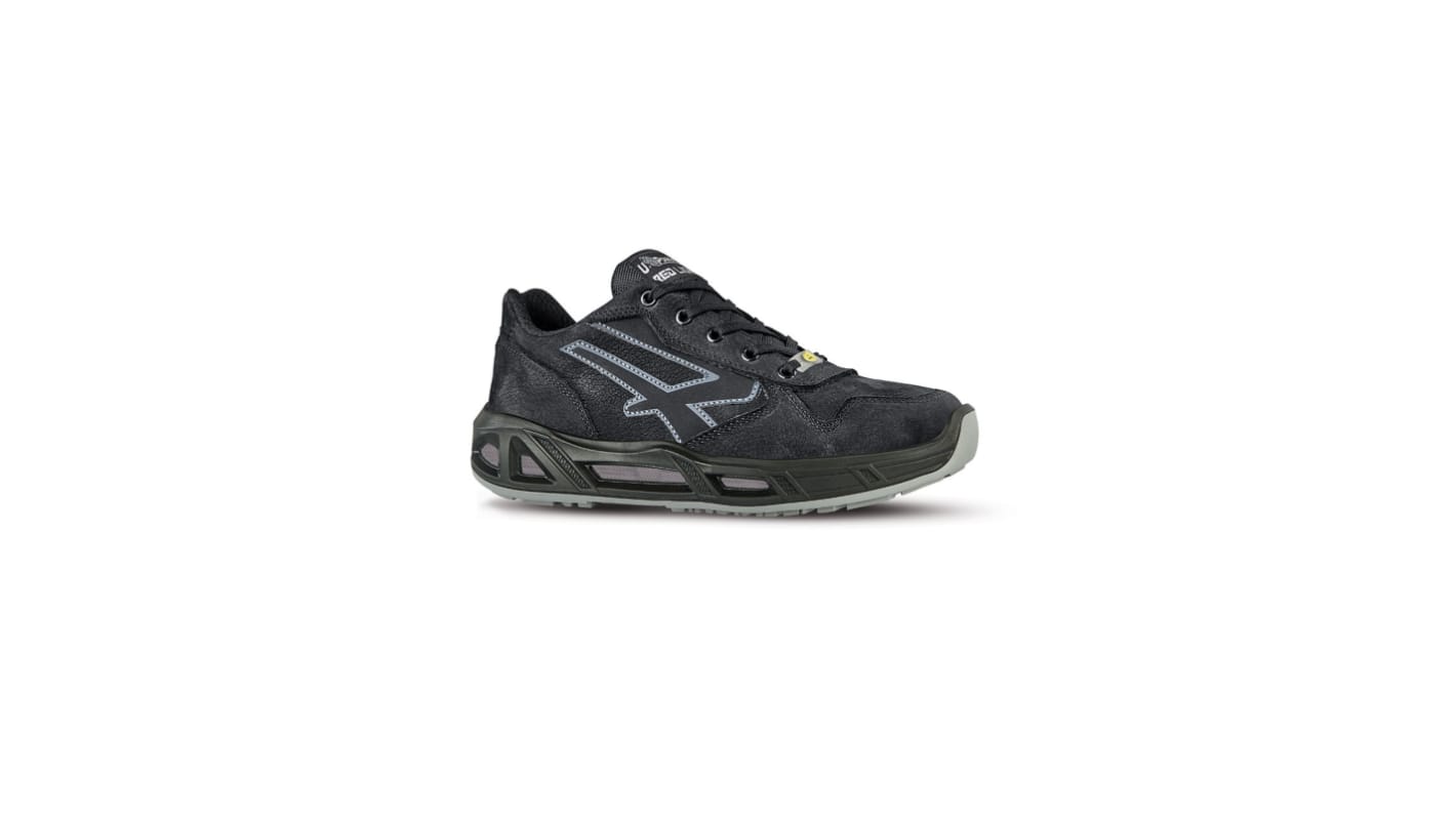 UPower CARBON Men's Black Aluminium Toe Capped Safety Shoes, UK 13, EU 48