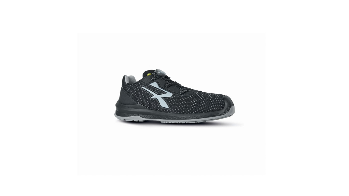 Zapatos de seguridad Unisex UPower de color Negro, gris, talla 46, S3 SRC