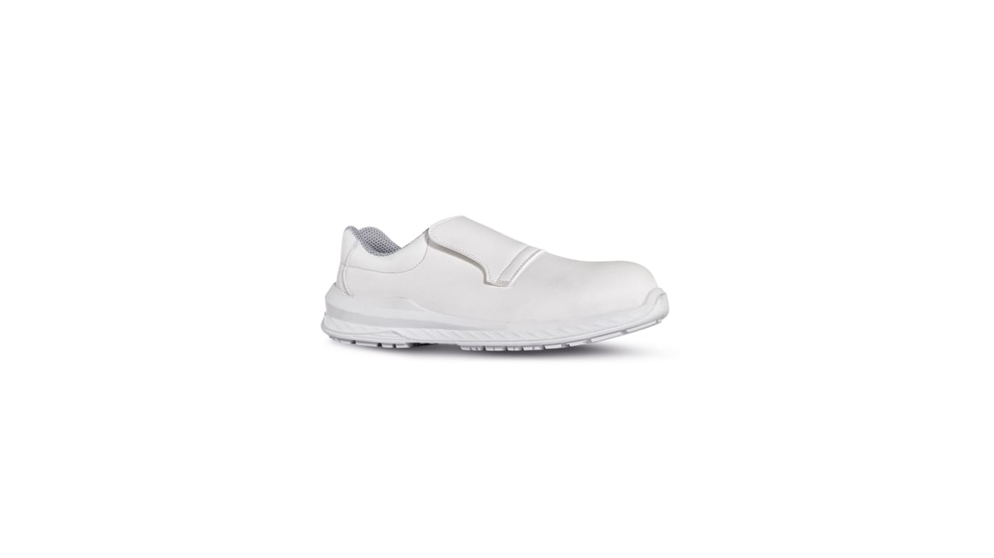 UPower MADRID Unisex White Composite Toe Capped Safety Shoes, UK 7, EU 41
