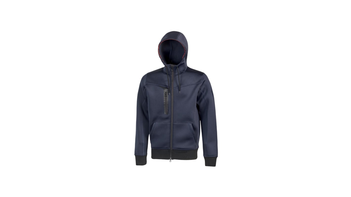 Chaqueta polar UPower de color Azul, talla M, para Hombre, serie TASTY, 5% lycra, 28% rayón, 67% poliéster