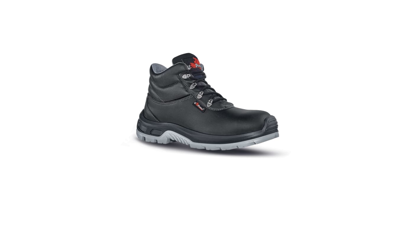 UPower ENOUGH Unisex Black Composite Toe Capped Safety Shoes, UK 2, EU 35