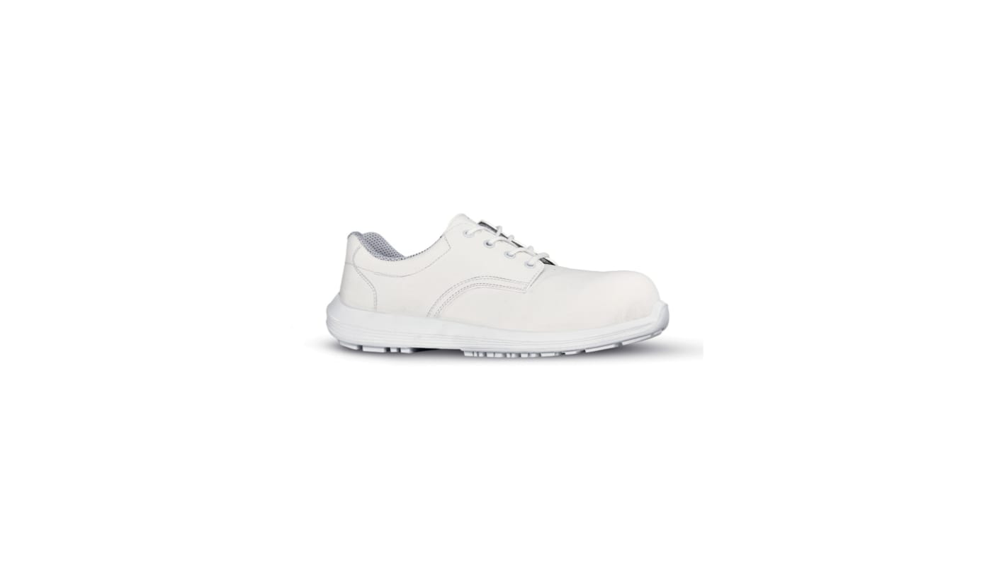 UPower REBOUND Unisex White Composite Toe Capped Low safety shoes, UK 4, EU 37