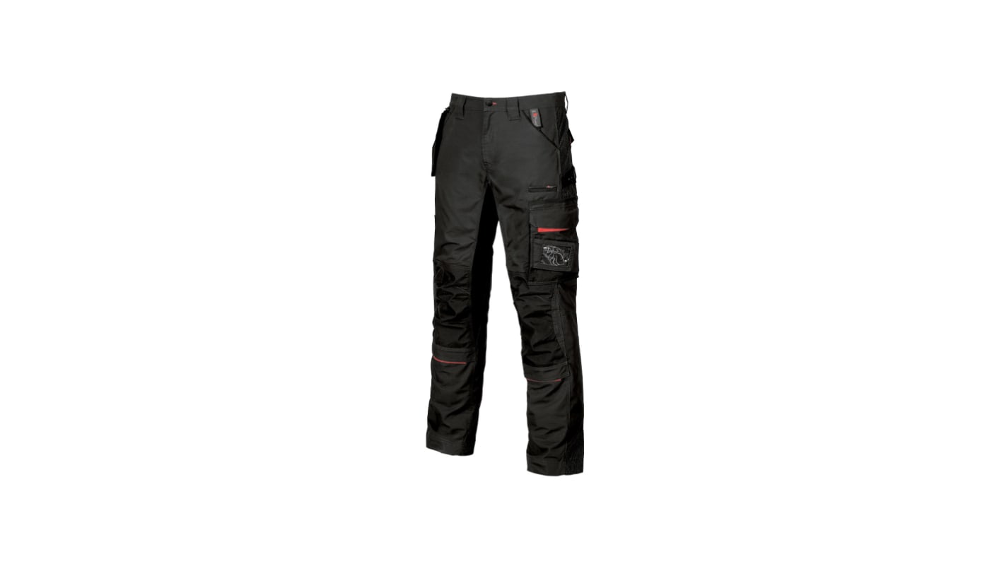 Pantaloni da lavoro U-Supremacy Nero 35% cotone, 65% poliestere, lunghezza 33poll Resistente all'abrasione 37 →