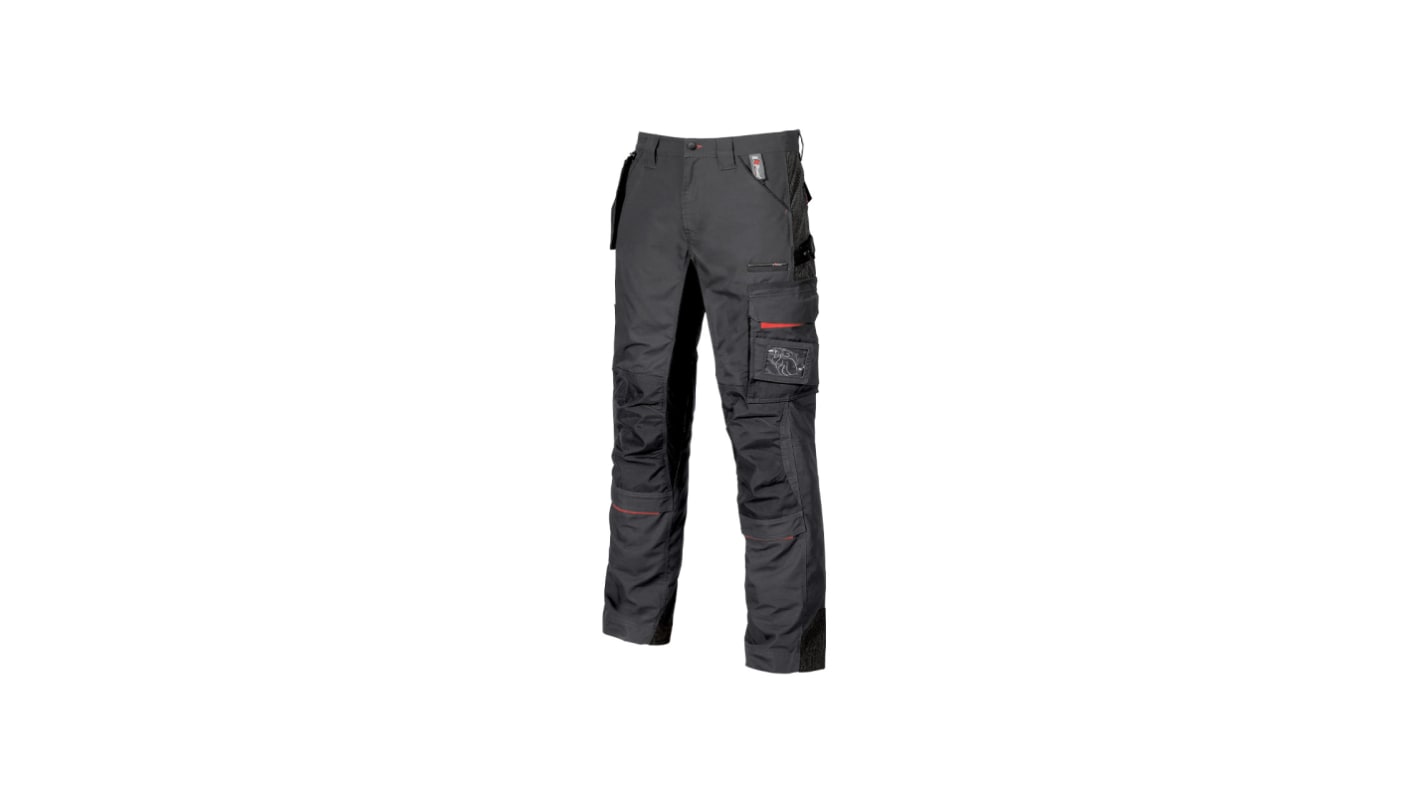 U Group U-Supremacy Grey Men's 35% Cotton, 65% Polyester Abrasion Resistant Work Trousers 31 → 32in, 78 →