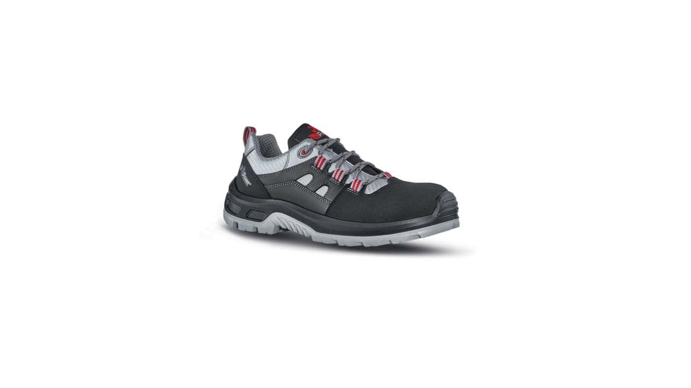 UPower CORNER Men's Black Composite Toe Capped Low safety shoes, UK 11, EU 46