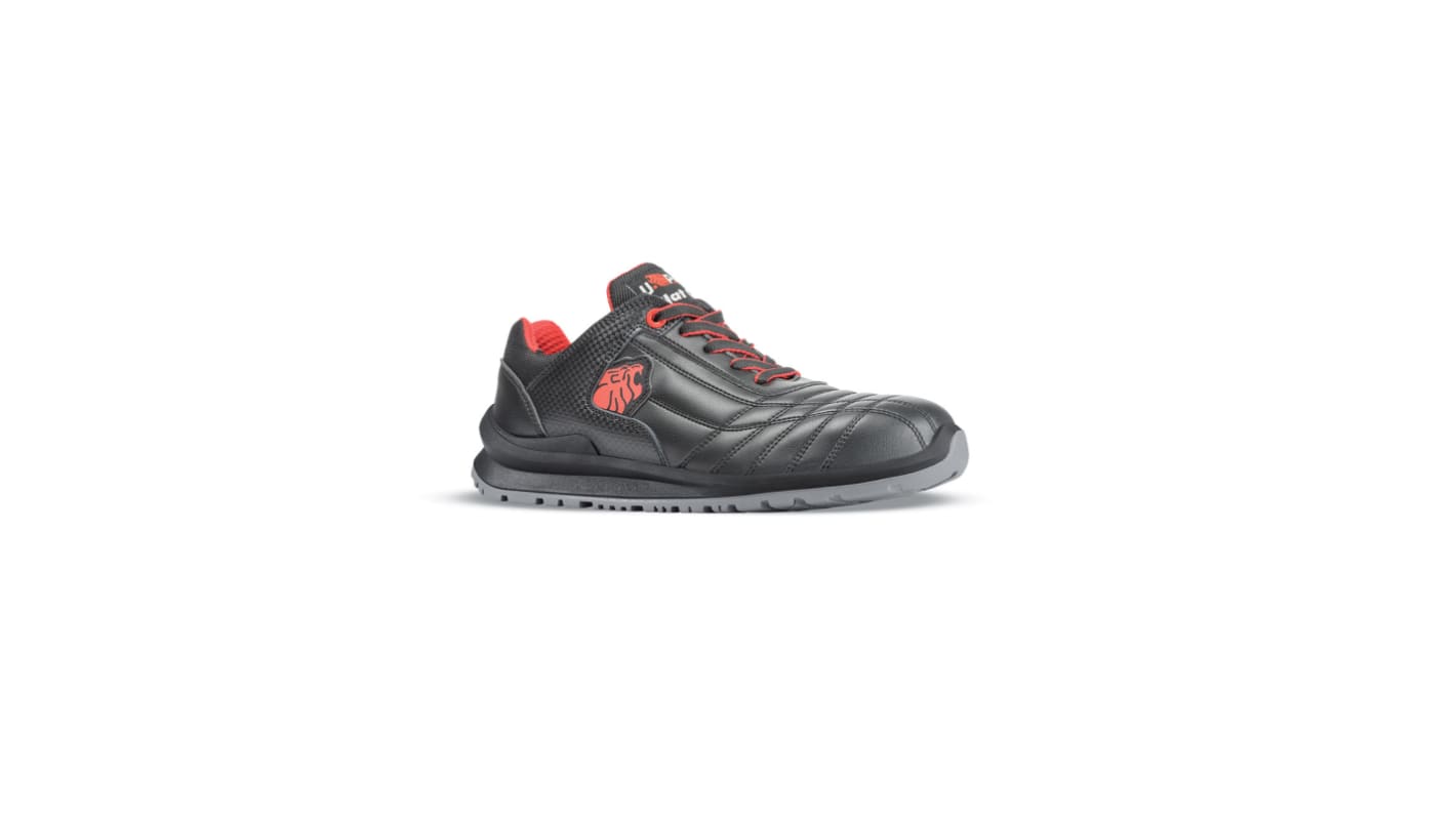 UPower ARI Men's Black Aluminium Toe Capped Safety Shoes, UK 11, EU 46
