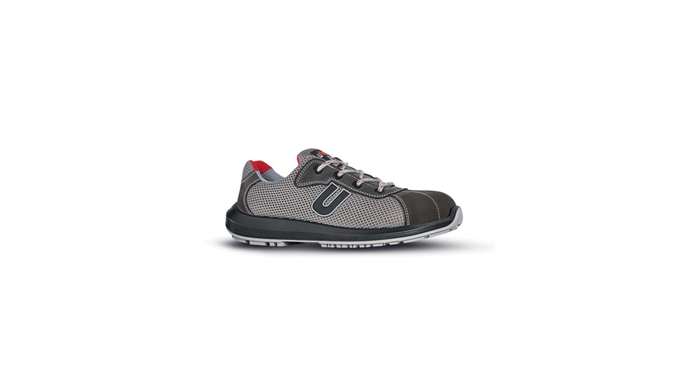 UPower COAL Unisex Grey Composite Toe Capped Safety Shoes, UK 10.5, EU 45