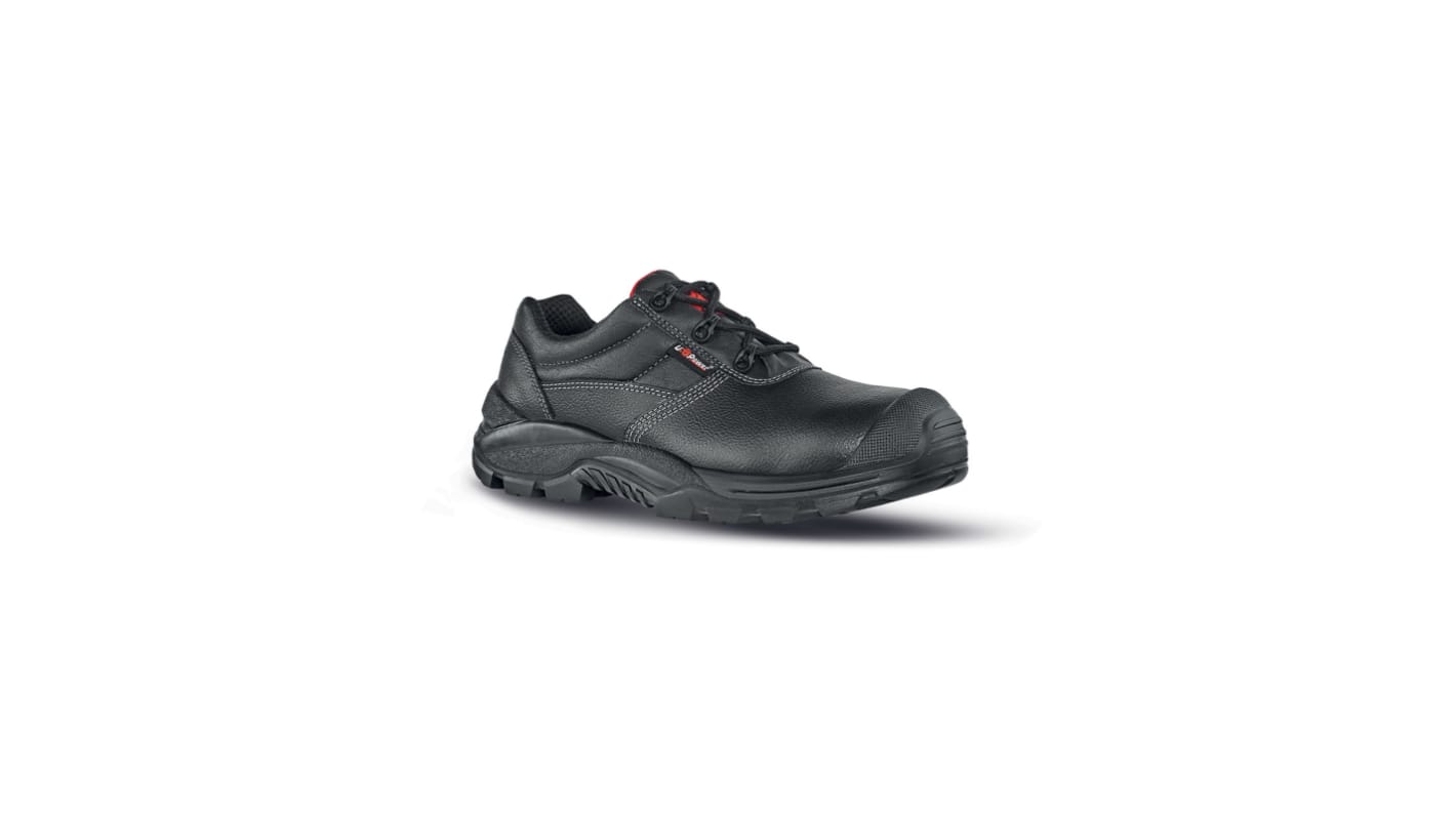 U Group Rock & Roll Unisex Black Composite Toe Capped Low safety shoes, UK 4, EU 37