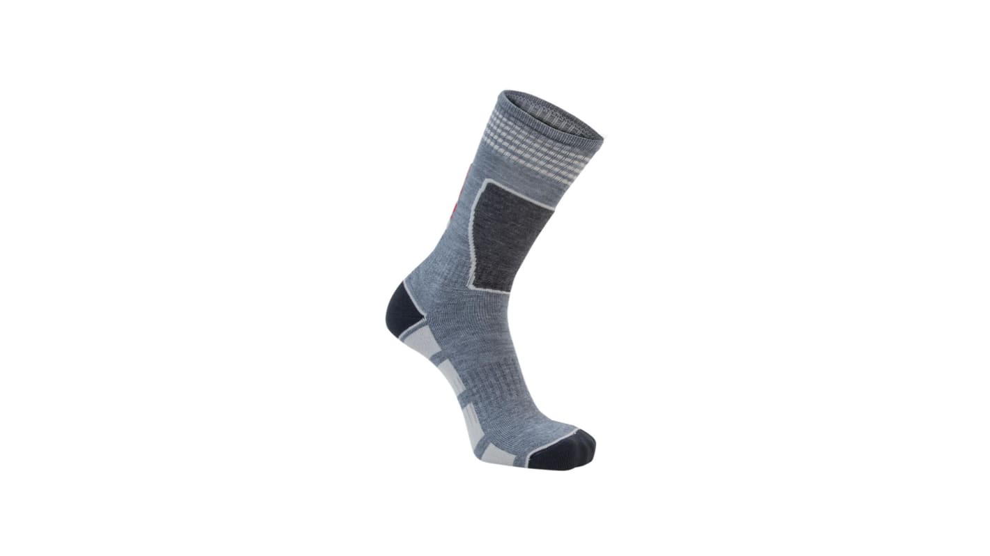 U Group Grey/Silver Socks, size 36 → 39/40 → 43 S/M