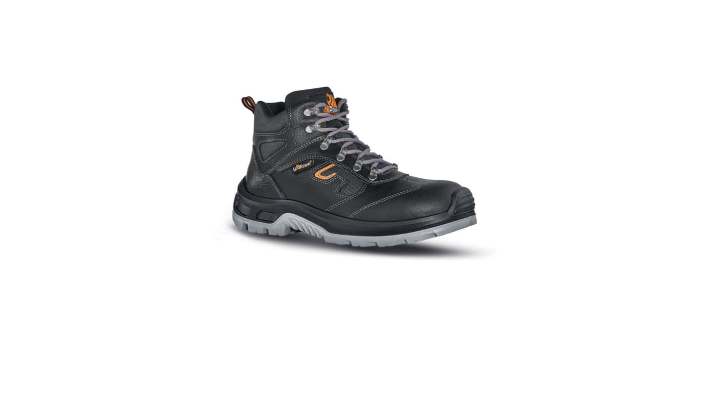 UPower PREMIERE Black Composite Toe Capped Men's Ankle Safety Boots, UK 10, EU 44
