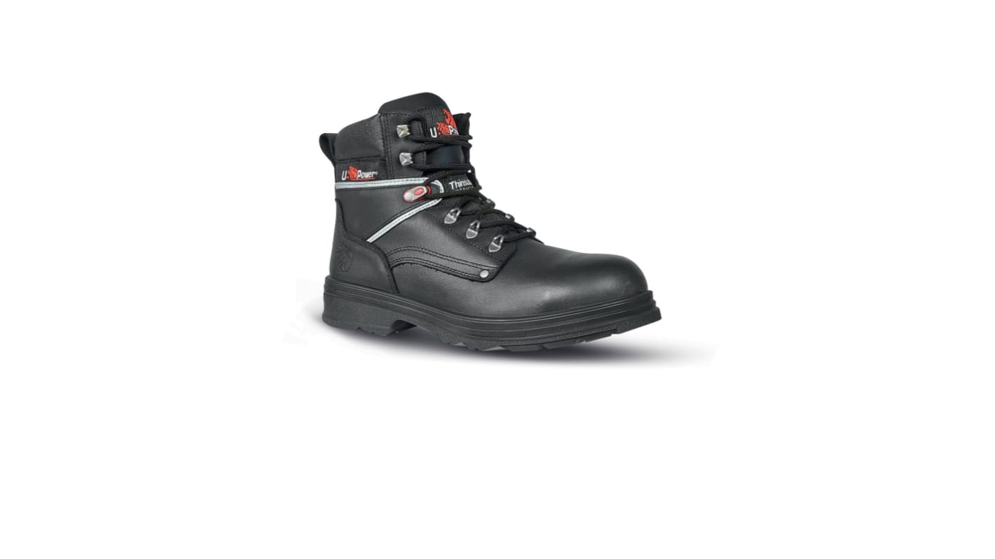 UPower ミドルカット安全靴, Black, コンポジット, 0UM10054-45