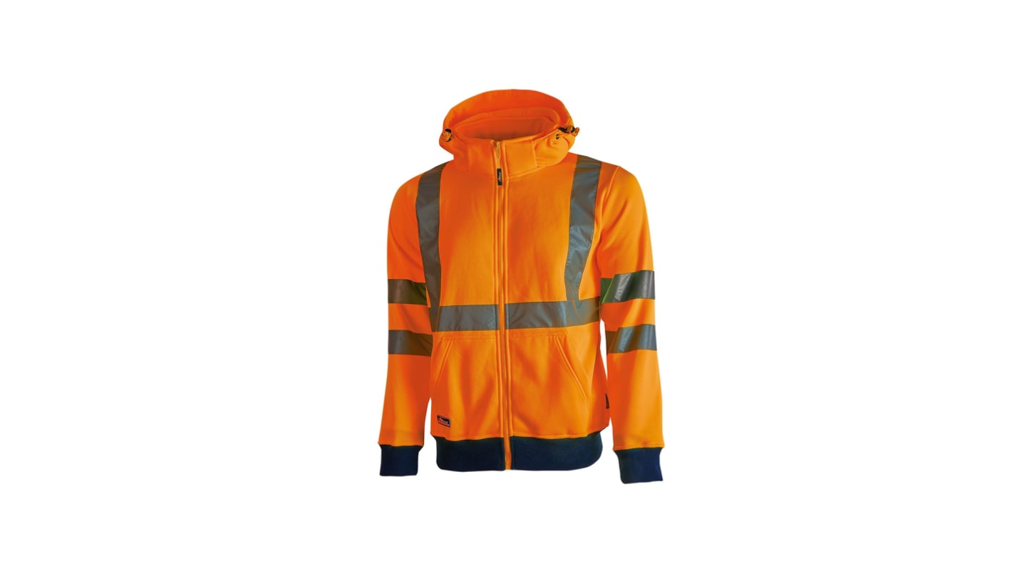 U Group Hi - Light Orange 100% Polyester Hi Vis Jacket 4XL