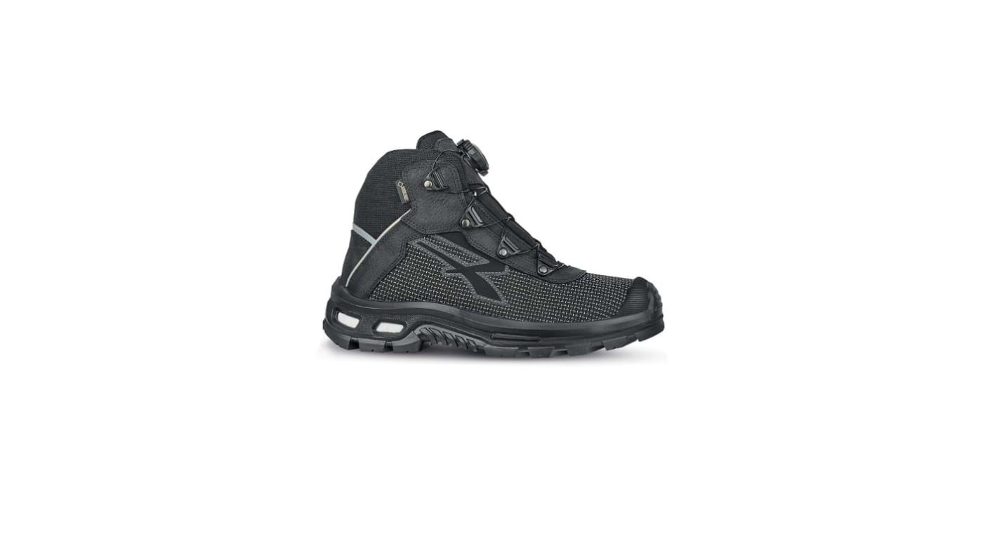 U Group Gore - Tex Men's Black Aluminium Toe Capped Safety Shoes, UK 6, EU 39