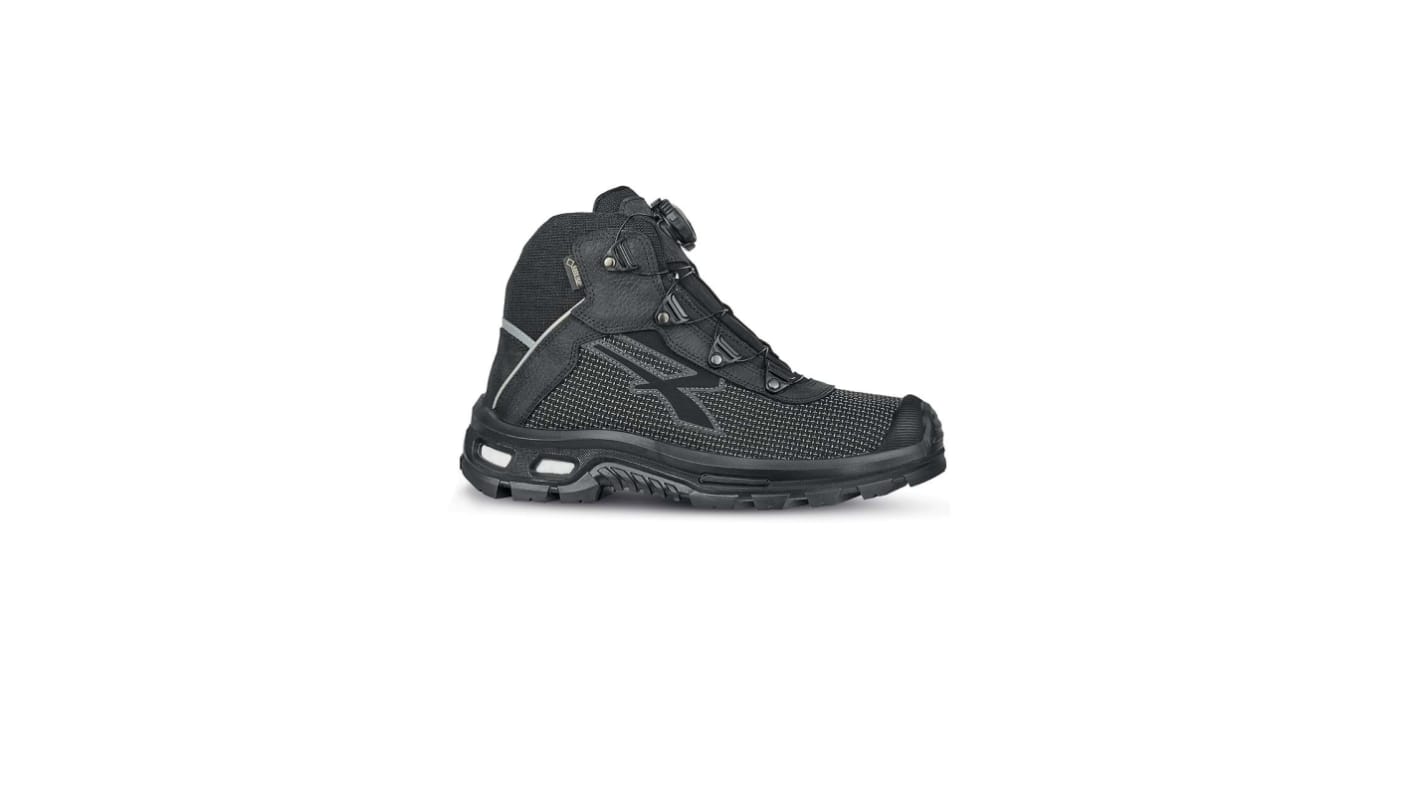 U Group Gore - Tex Men's Black Aluminium Toe Capped Safety Shoes, UK 7, EU 41