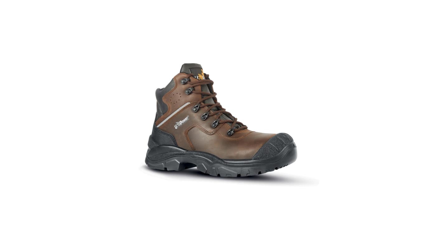 Botas de seguridad Unisex UPower de color Marrón, talla 46, S3 SRC