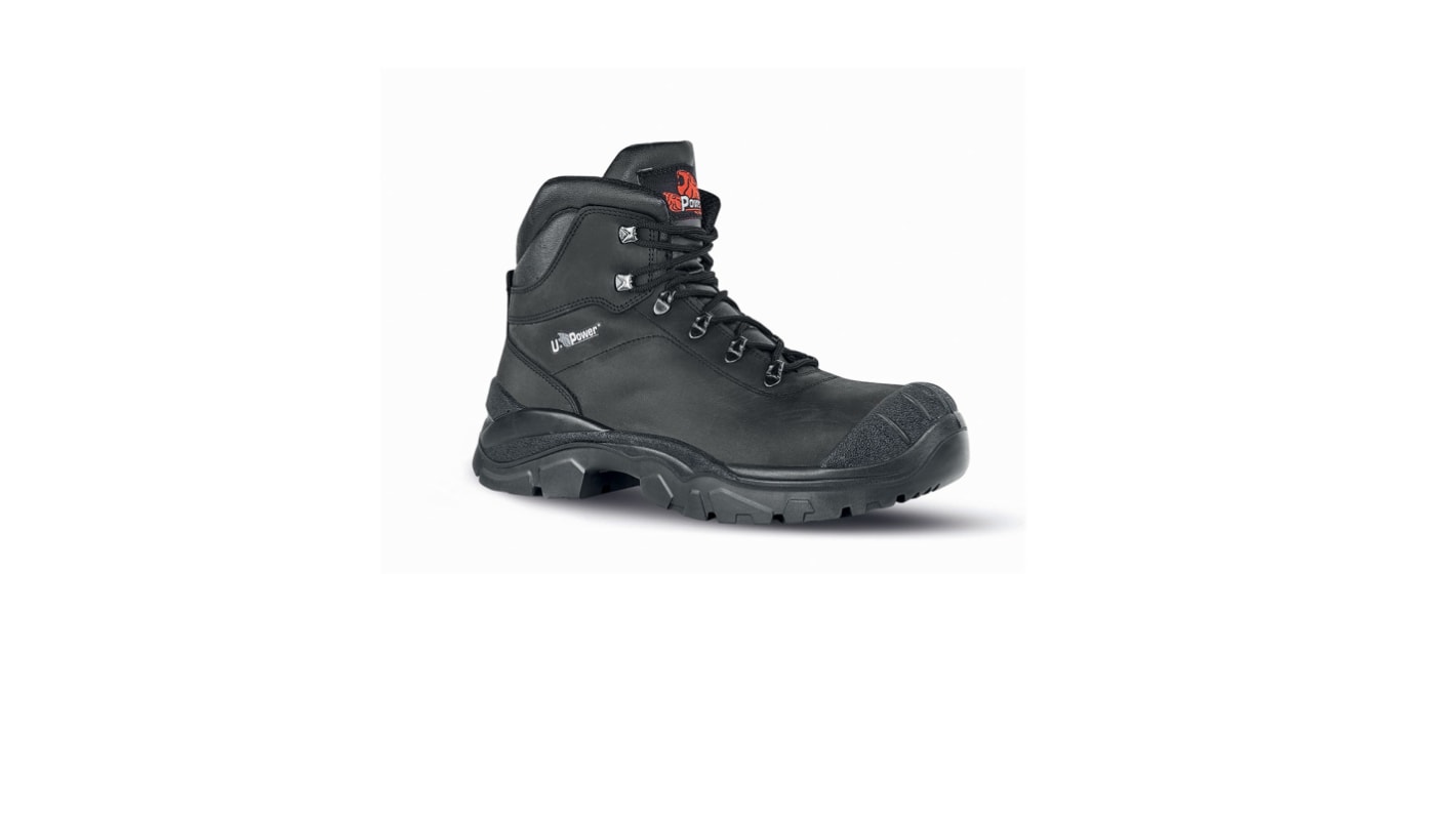 UPower TERRANOVA Black Composite Toe Capped Men's Ankle Safety Boots, UK 9, EU 43